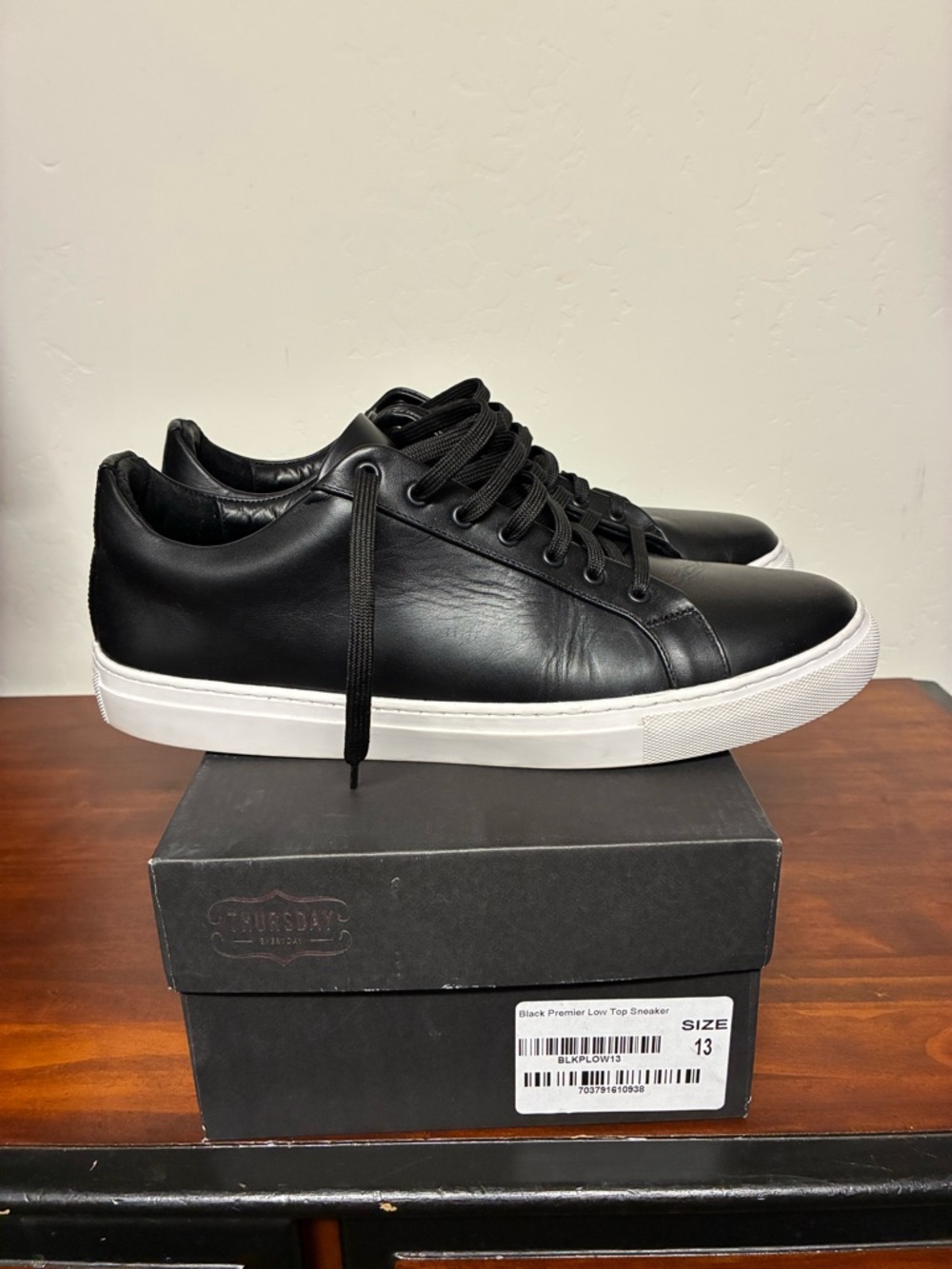 Thursday premier dress sneakers - black - Men’s 13